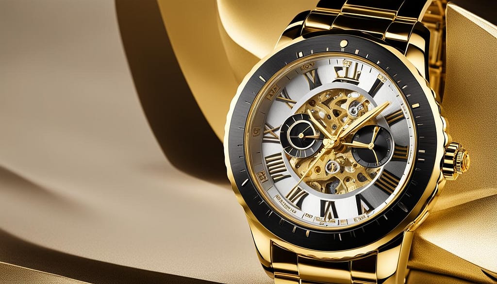 gold luxury watch